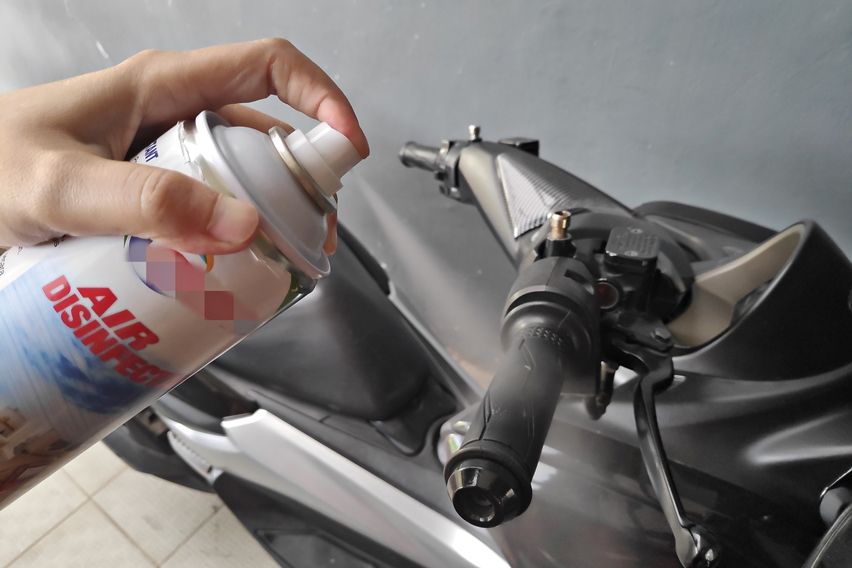 Disinfektan pada motor