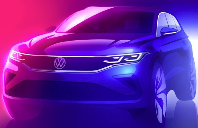 2021 Volkswagen Tiguan teaser image released
