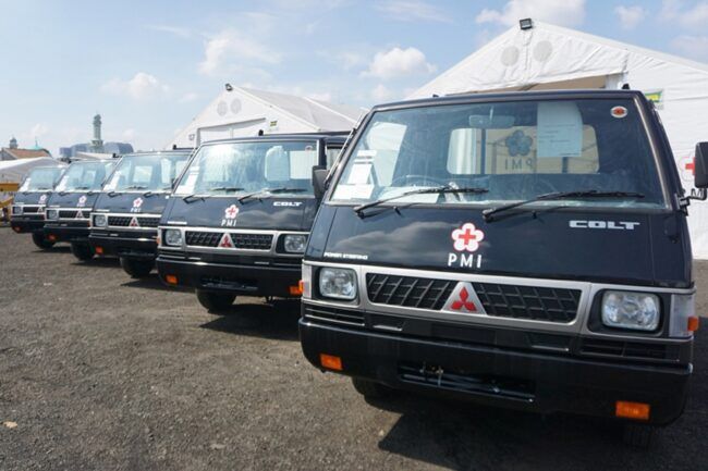 Lawan COVID-19, Mitsubishi Donasikan Lima L300 Untuk PMI Lawan COVID-19, Mitsubishi Donasikan Lima L300 Untuk PMI