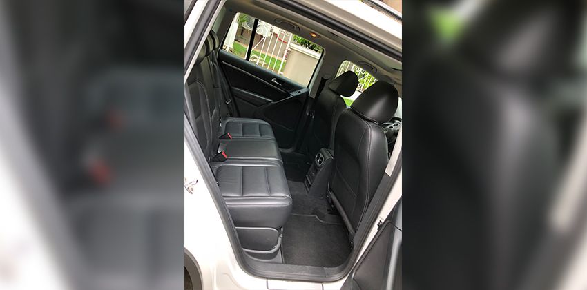Volkswagen Tiguan 280 TSI rear seats 850 x 420