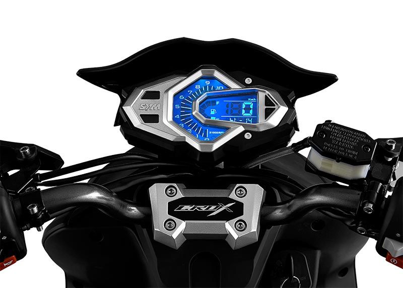 SYM Crox digital panel