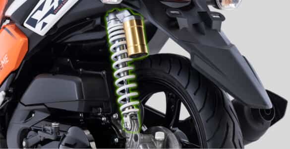 SYM crox rear suspension