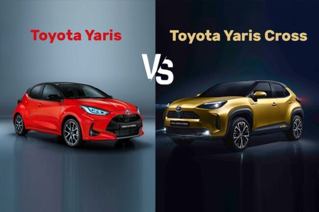 Toyota Yaris Vs. Yaris Cross: Low-riding hatchback or high-riding SUV ...