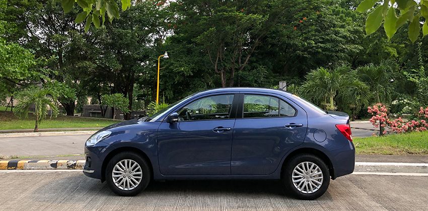 Suzuki Swift Dzire GL+ side 850 x 420