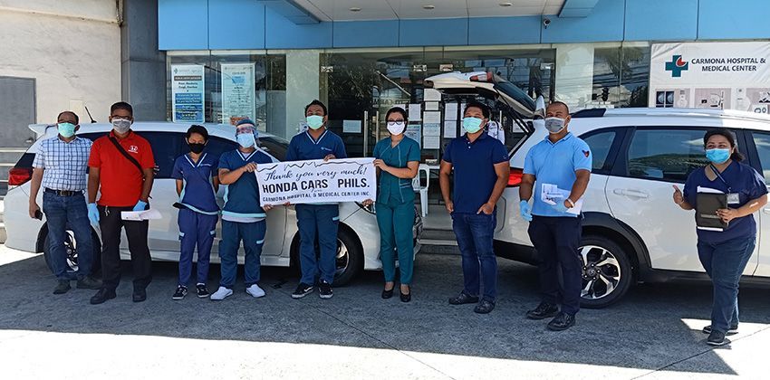 Honda PH dispatches 15 vehicles for medical workers