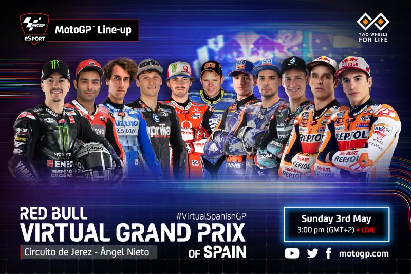 MotoGP: Tiga Kelas Dibuka untuk Virtual GP Jerez, Berlangsung Tanpa Rossi