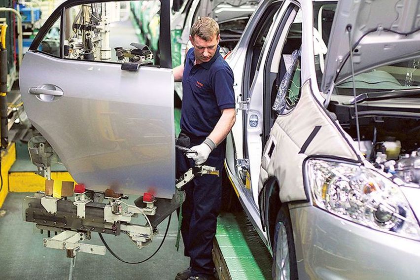 Toyota production fall