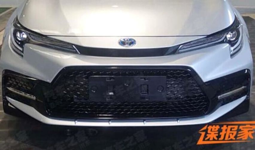 Toyota corolla 2021 front