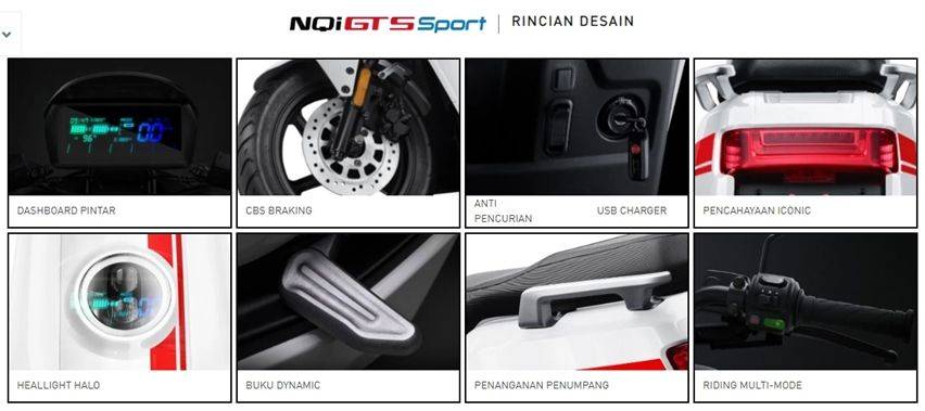 NIU NQi GTS detail