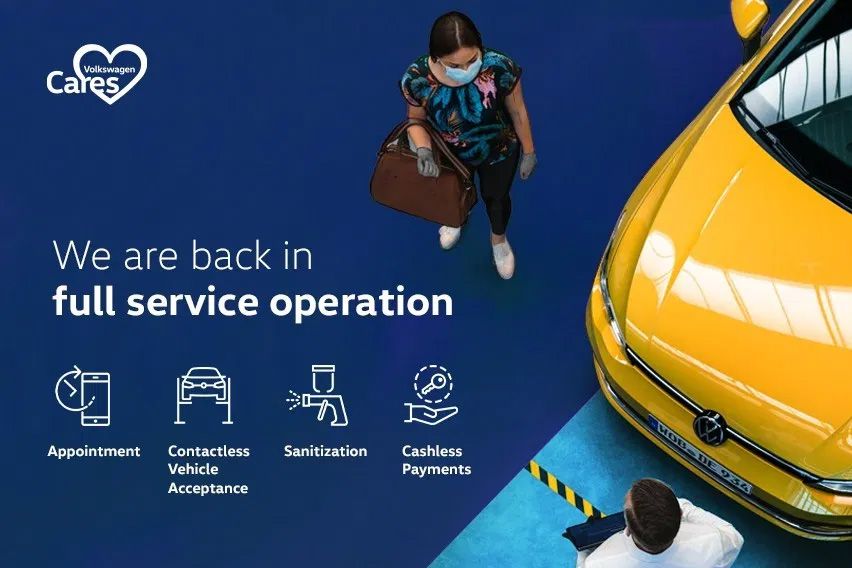 Volkswagen ‘Safe Hands’ campaign for contactless service 