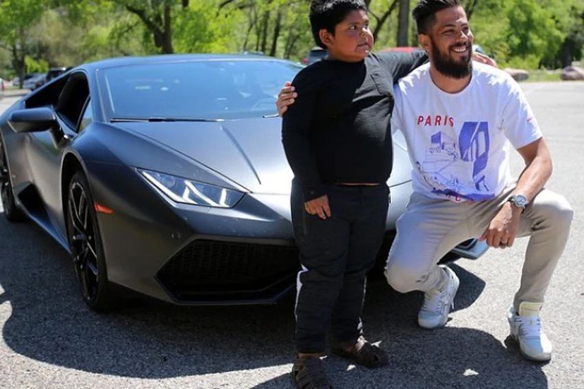 5-year old boy in Huracan