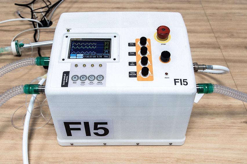 Ferrari took just 15 days to create this open-source ventilator