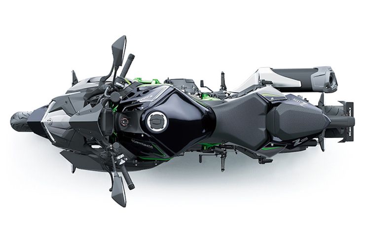 Kawasaki Z H2 upper angle