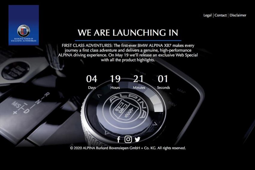 Alpina XB7 confirmed for May 19 debut
