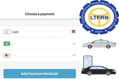 LTFRB: Taxis, TNVS units operating in GCQ must use cashless transaction