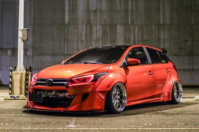 Gaya Stance Toyota Yaris asal Taiwan ini Pantas jadi Inspirasi