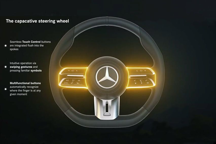 Mercedes-Benz new steering wheel feels your touch, literally