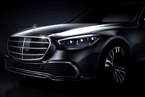 2021 Mercedes S-Class teaser released, reveals front design