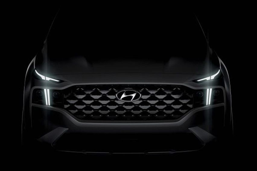 2021 Hyundai Santa Fe teased, features a front-end makeover and a new platform