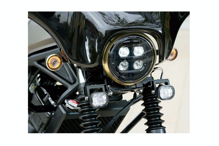 Muka depan Honda Rebel