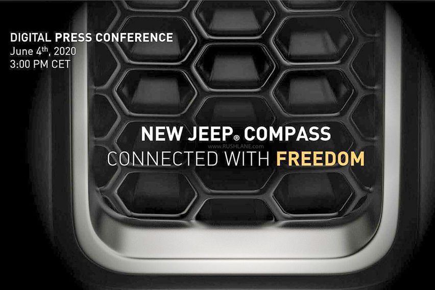 Jeep Compass Facelift international debut on June 4