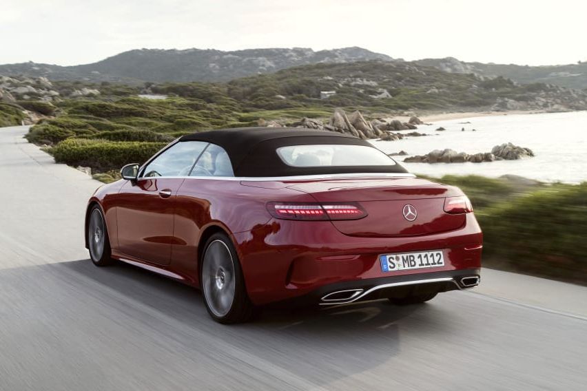 Mercedes-Benz E-Class coupe rear
