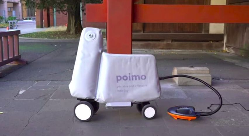 Poimo inflatable electric scooter revealed, can fit in a regular backpack