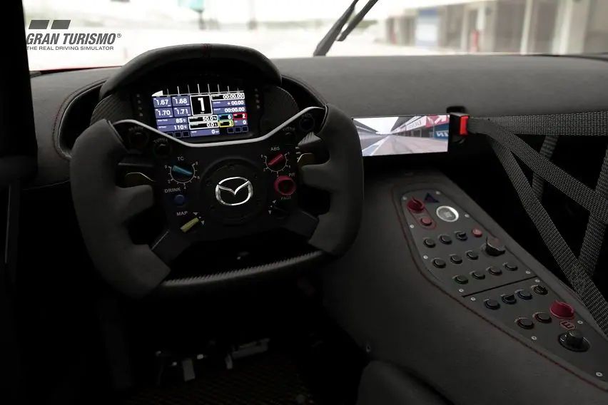 Mazda RX-Vision GT3 Concept cabin