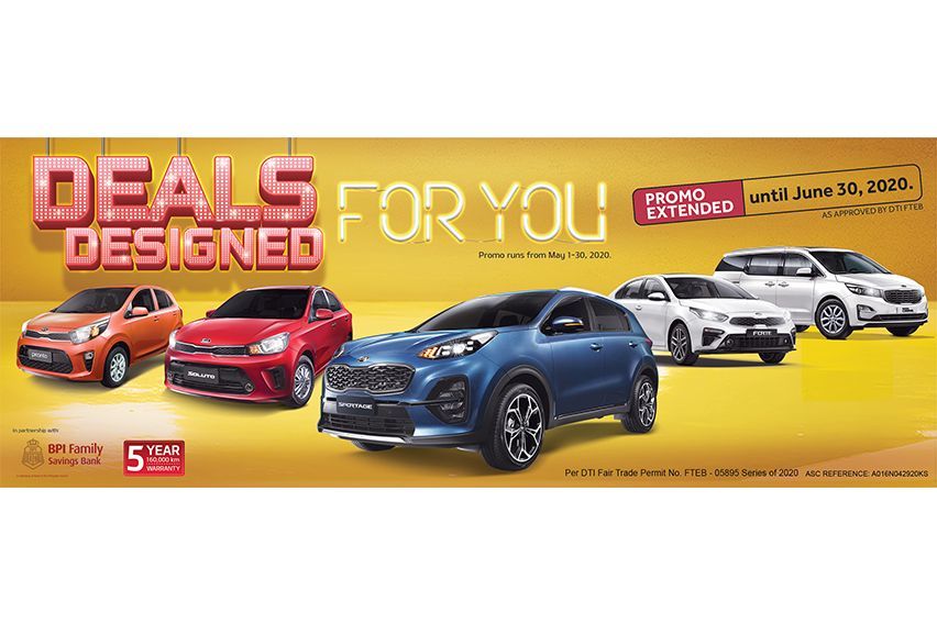 Kia PH extends sales promo on select vehicles