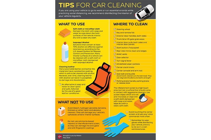 Nissan disinfecting 2