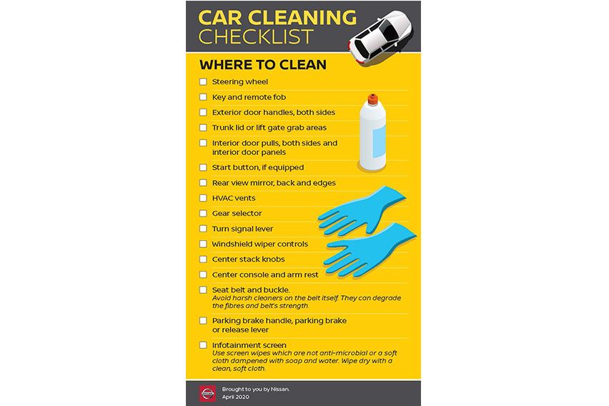 Nissan disinfecting 3