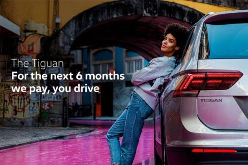 Buy a new Volkswagen Tiguan with six months free installment