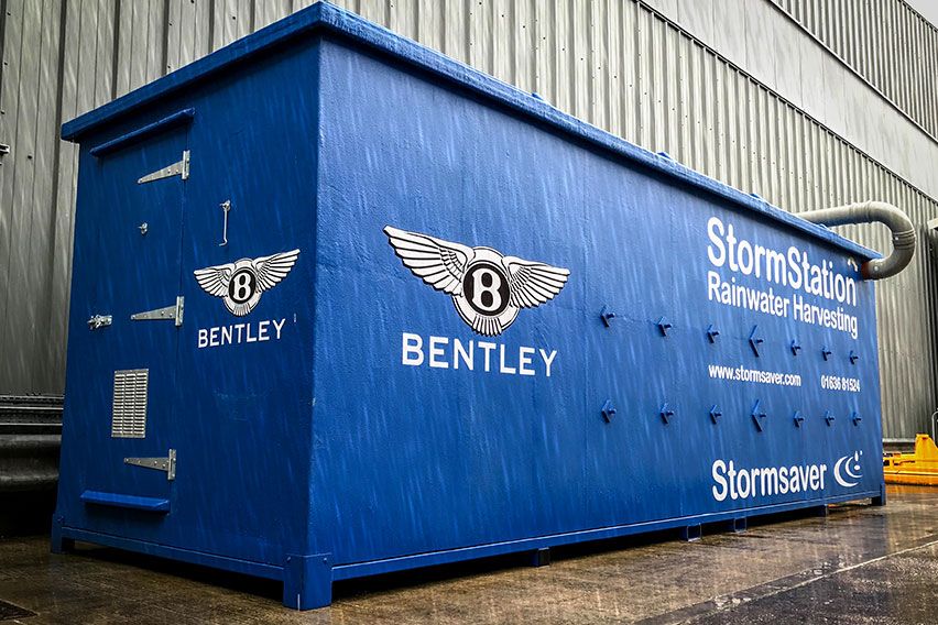 Bentley ups ante in sustainability with rainwater harvesting system