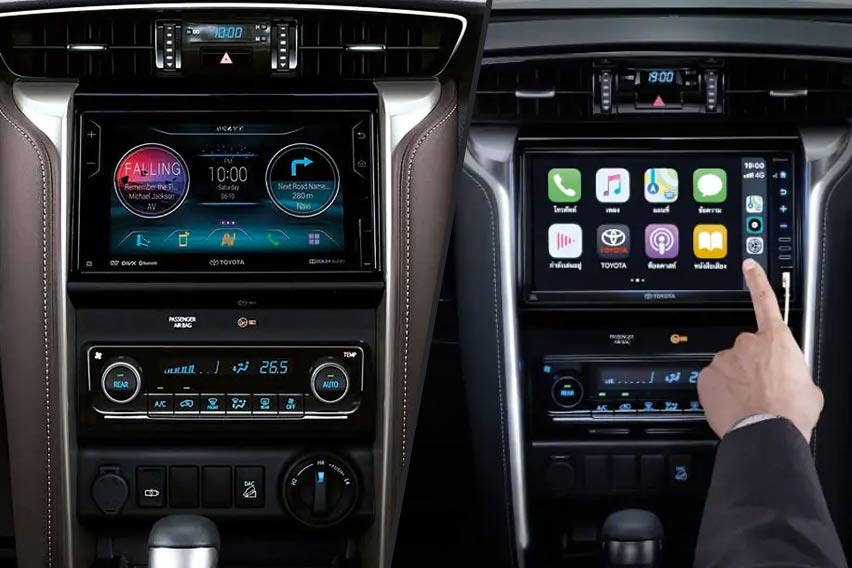 Toyota Fortuner touchscreen