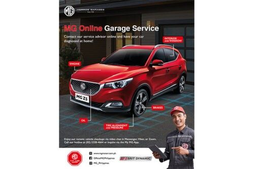 MG Online Garage Service allows safer aftersales transactions