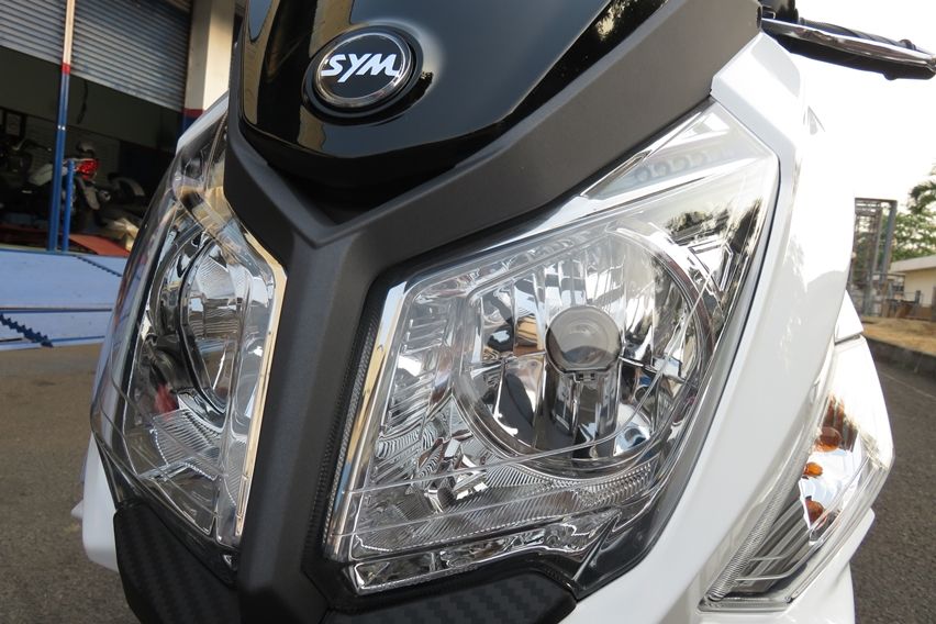 SYM Jet14 headlamp