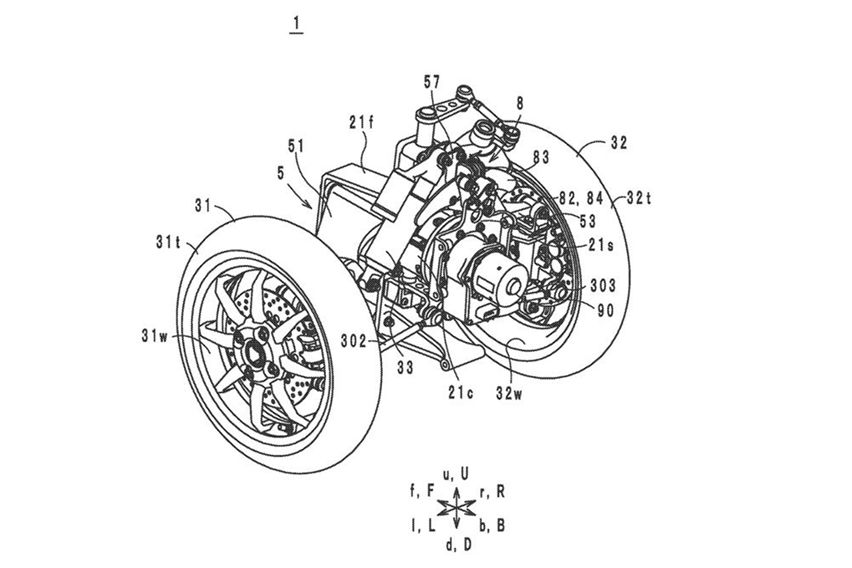 Sistem roda tiga baru Yamaha