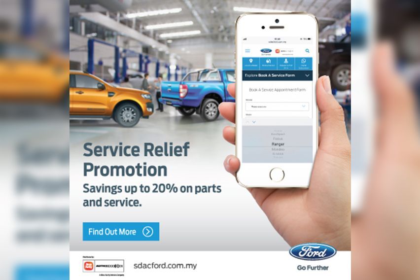 Ford Introduces ‘Service Relief Promotion’, offers savings of up to 20%