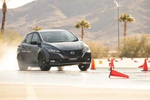 Nissan e-4ORCE technology makes electric vehicles speedy and sporty