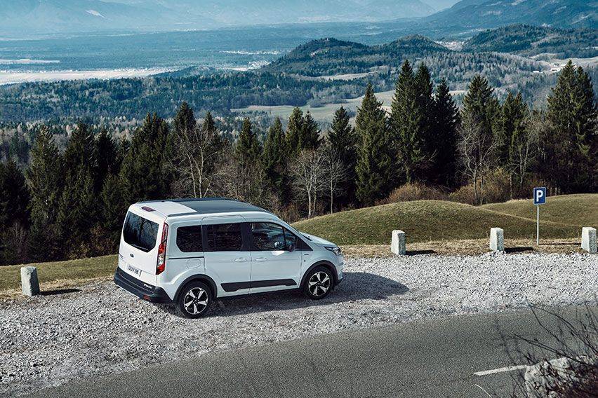 ford transit custom fold down roof rack