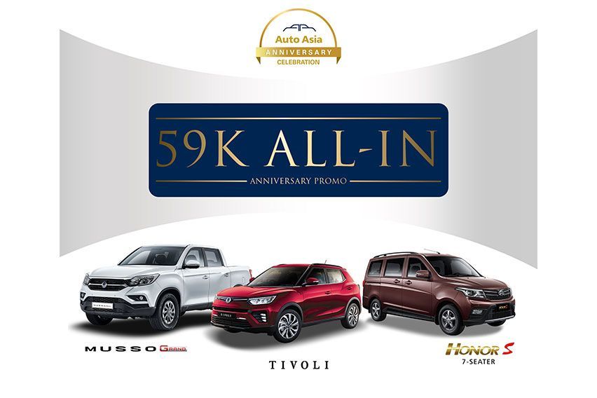 Auto Asia turns 1, offers promos on SsangYong and Changan models 
