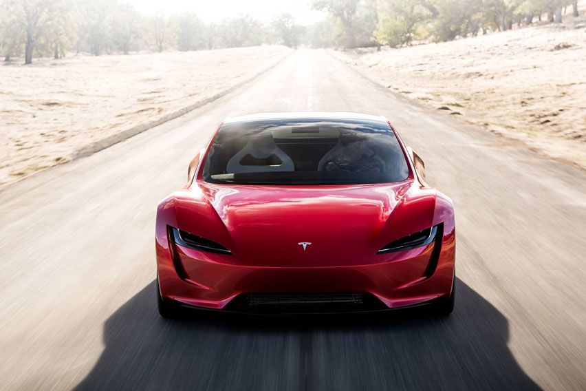 Tesla Roadster front