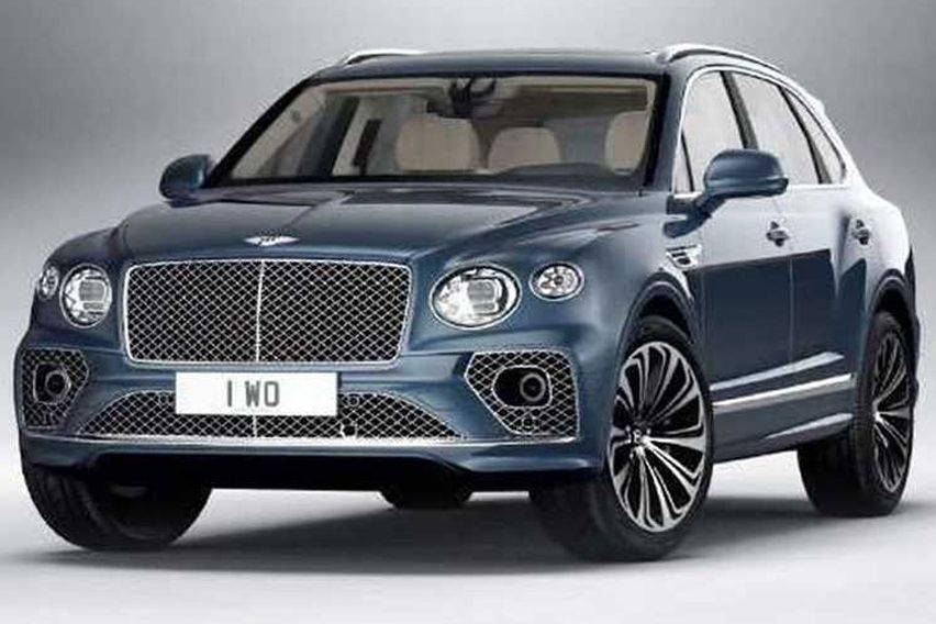 Leaked Bentley Bentayga facelift images appear online