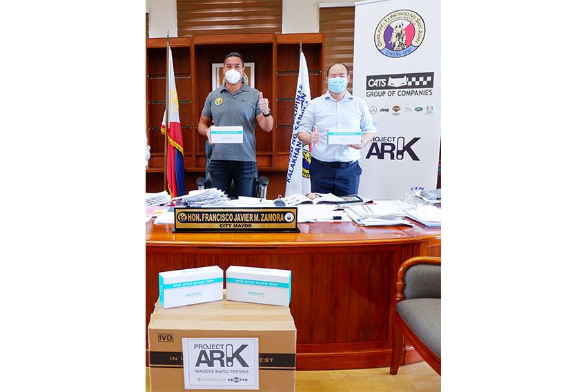 ANG donation of rapid test kits 