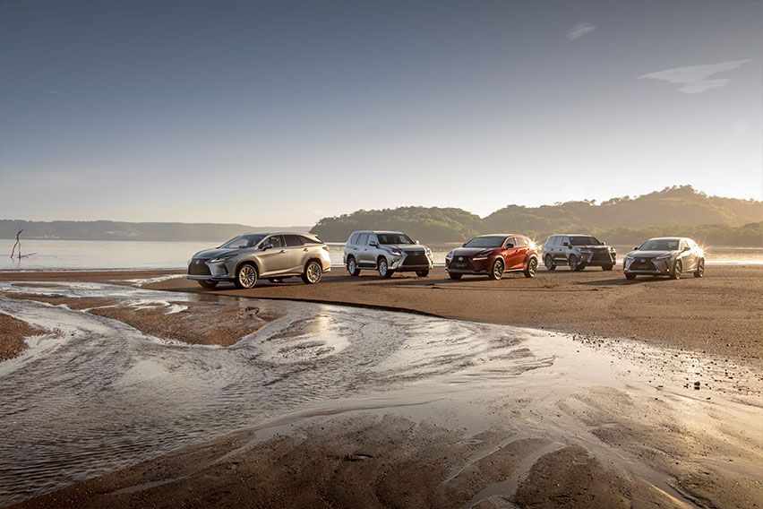 Lexus SUV group shot 2