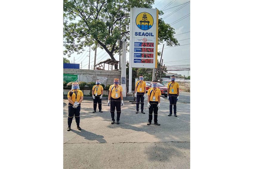 Seaoil station personnel