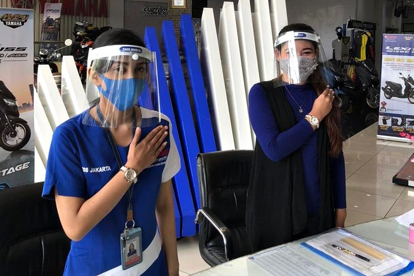 Diler dan bengkel Yamaha kembali buka