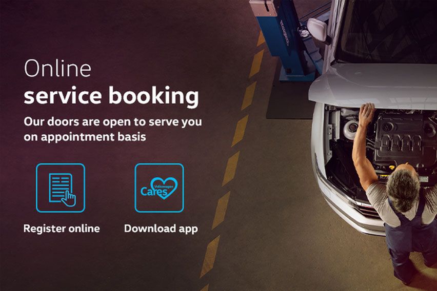 Volkswagen service booking