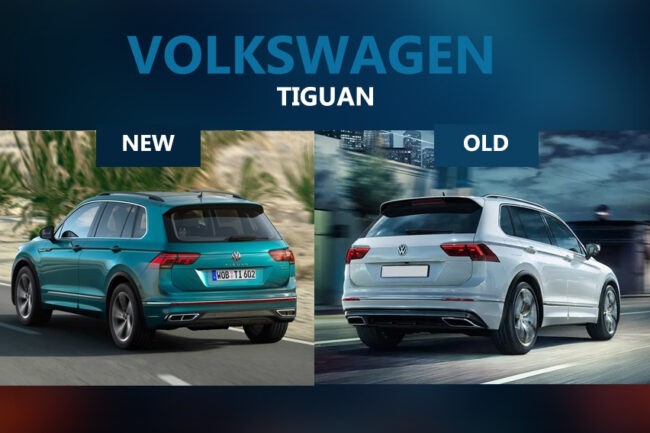 Volkswagen Tiguan – New vs old Volkswagen Tiguan – New vs old