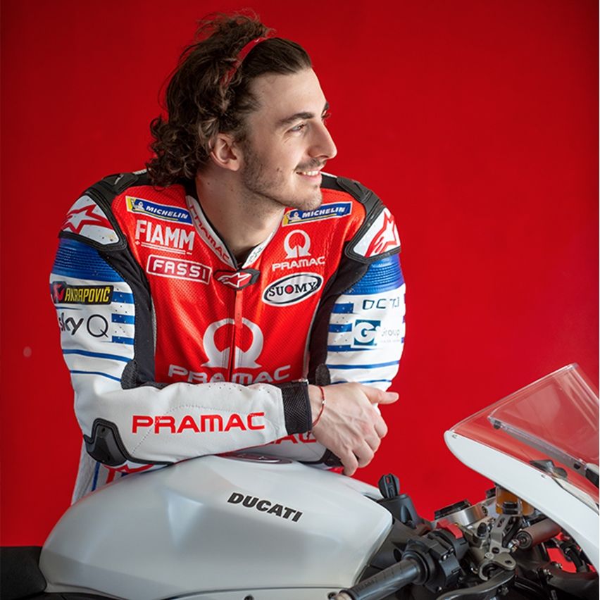 Francesco Bagnaia jajal Panigale V2